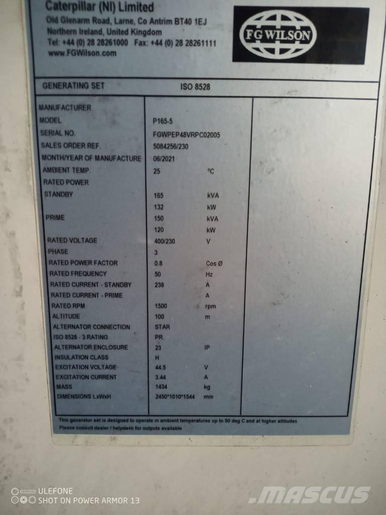 FG Wilson P 65-5 Diesel Generators