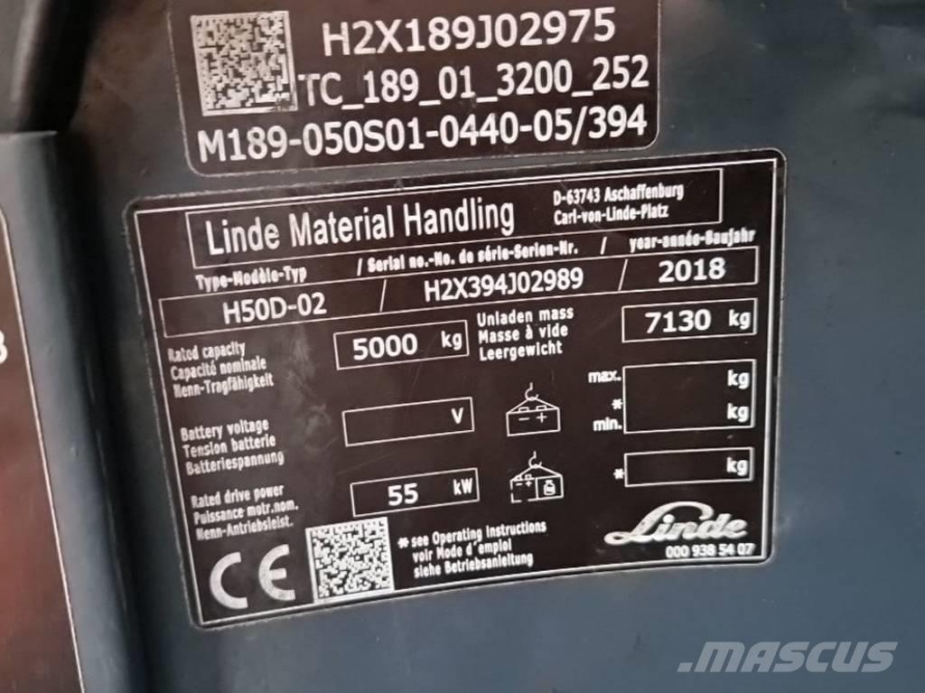 Linde H50D-02 Diesel trucks