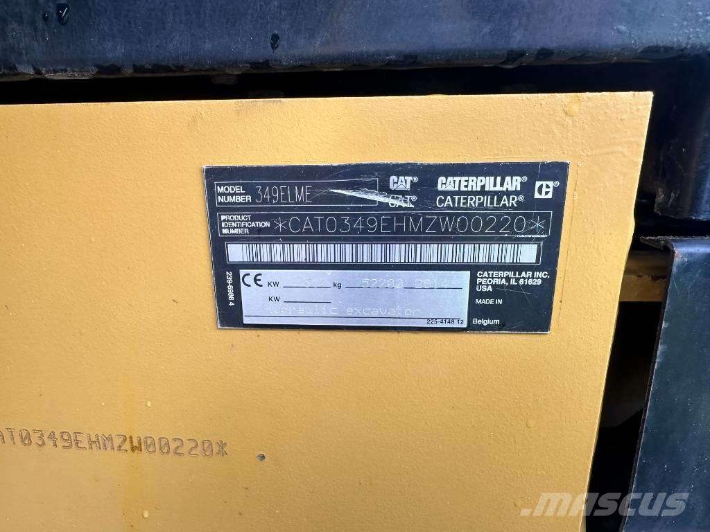 CAT 349 E Crawler excavators
