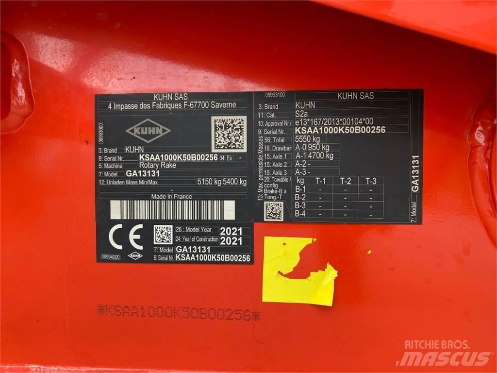 Kuhn GA13131 Swathers