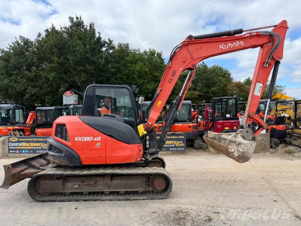 Kubota KX 080-4 Midi excavators  7t - 12t