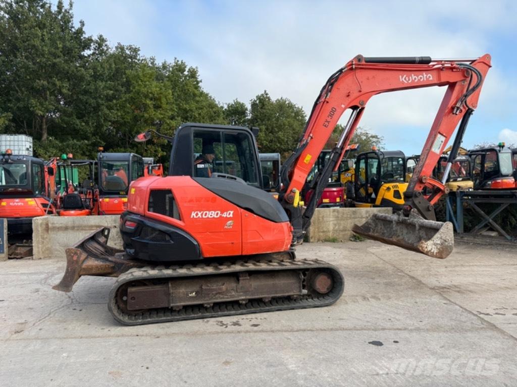 Kubota KX 080-4 Midi excavators  7t - 12t
