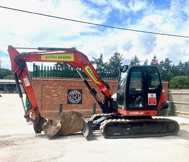 Kubota KX 080-4 Midi excavators  7t - 12t