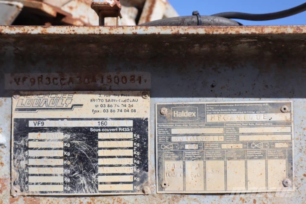 Louault R3CCA Vehicle transport trailers