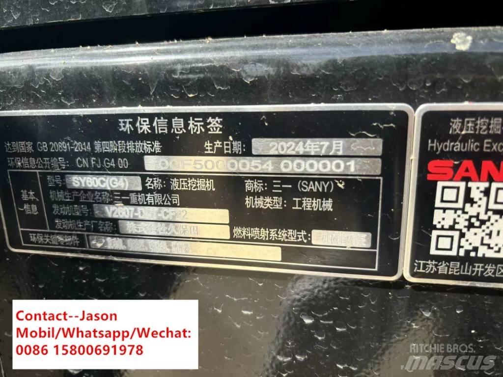 Sany SY 60 C Crawler excavators