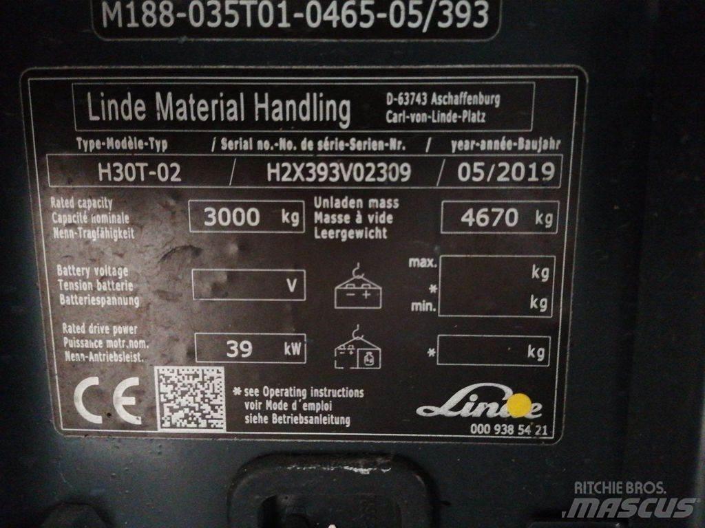 Linde H30T-02 LPG trucks