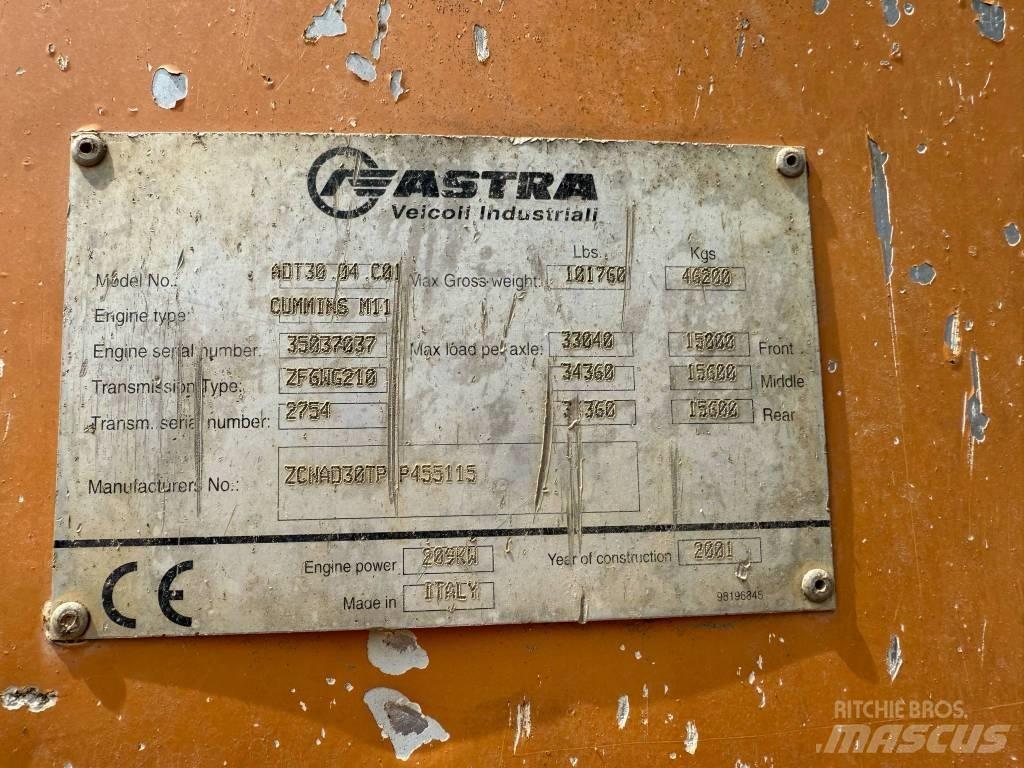 Astra ADT30 Articulated Dump Trucks (ADTs)
