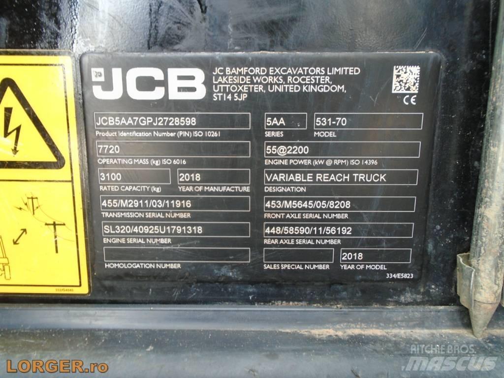 JCB 531-70 Telehandlers for agriculture