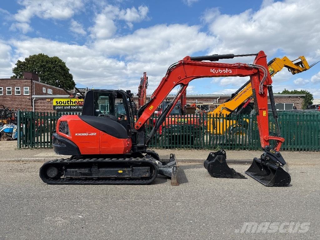 Kubota KX 080-4 Midi excavators  7t - 12t