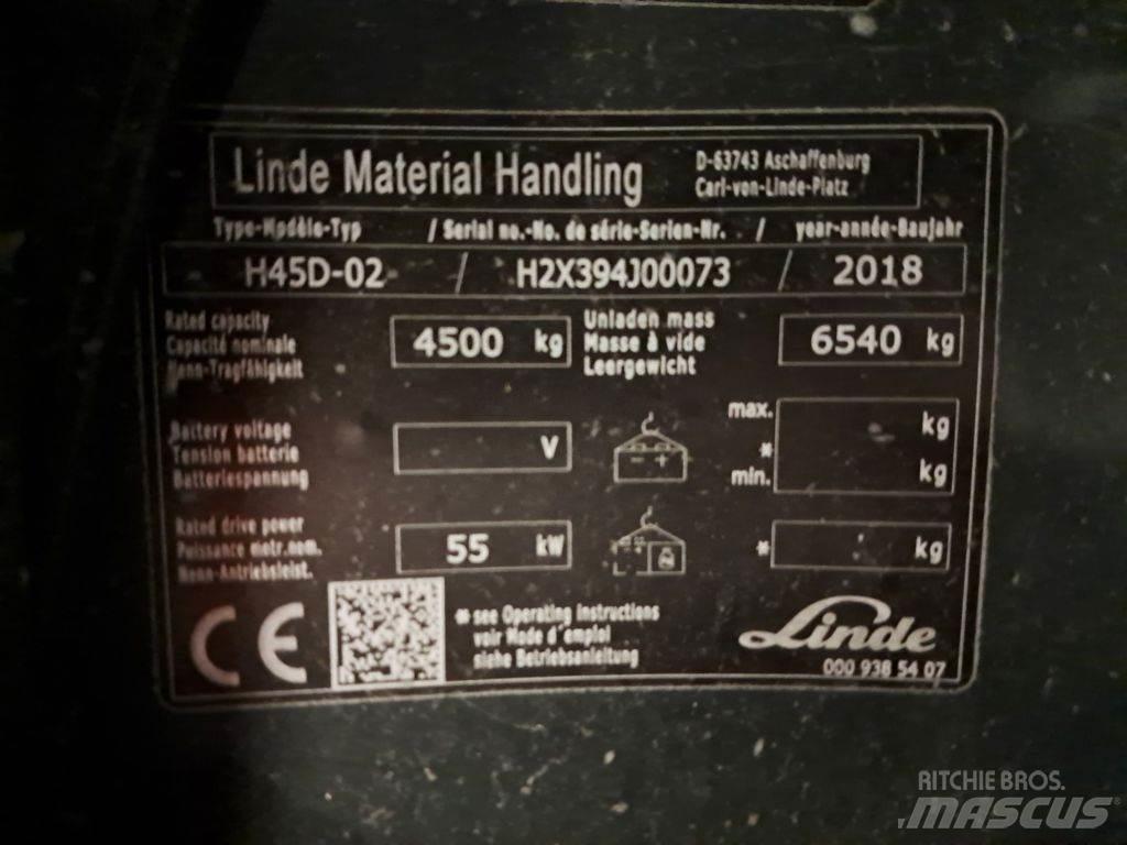 Linde H45D-02 Diesel trucks