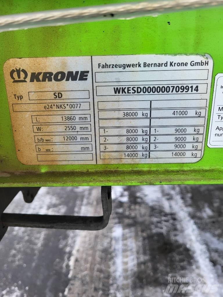 Krone SD Curtainsider semi-trailers