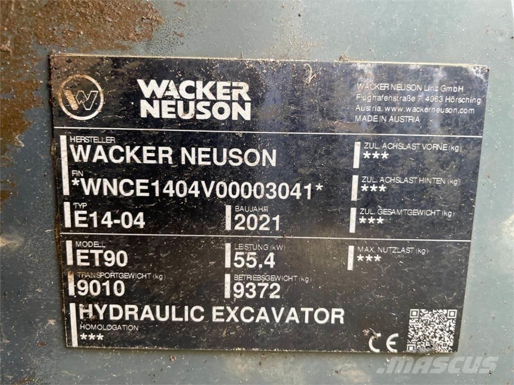 Wacker Neuson ET90 Crawler excavators
