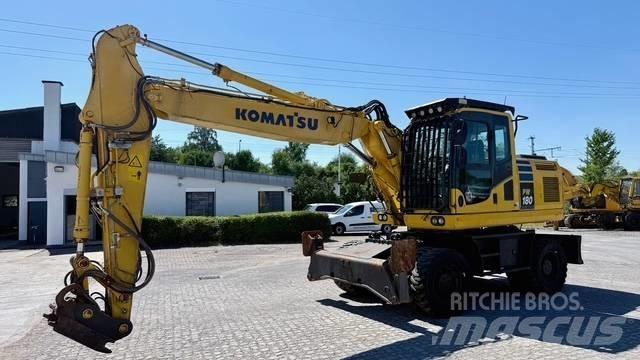 Komatsu PW 180-10 Wheeled excavators