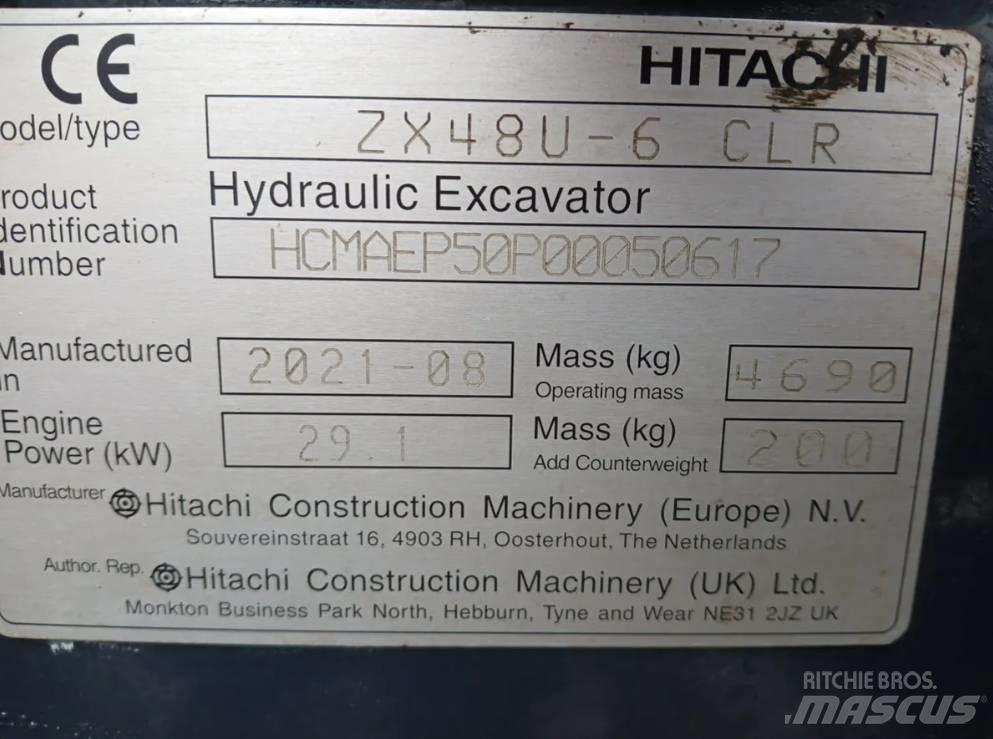 Hitachi ZX 48 U Mini excavators < 7t (Mini diggers)