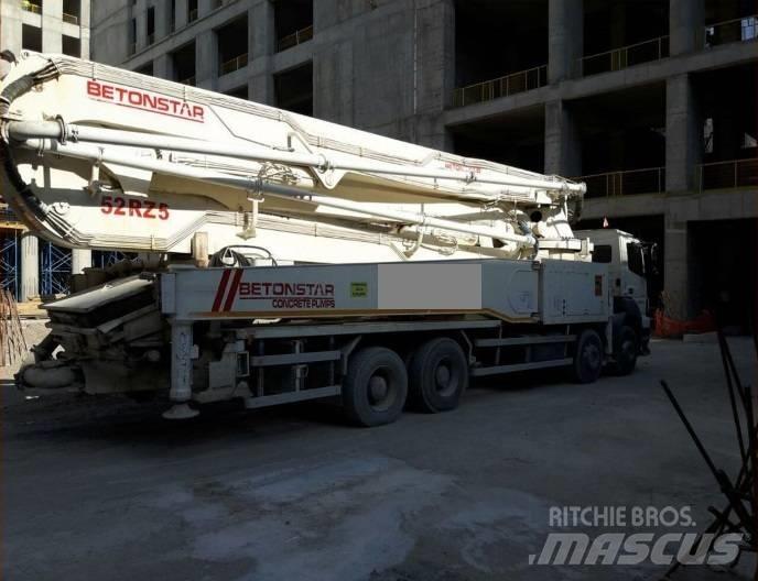 Betonstar 52M-5RZ Concrete pump trucks