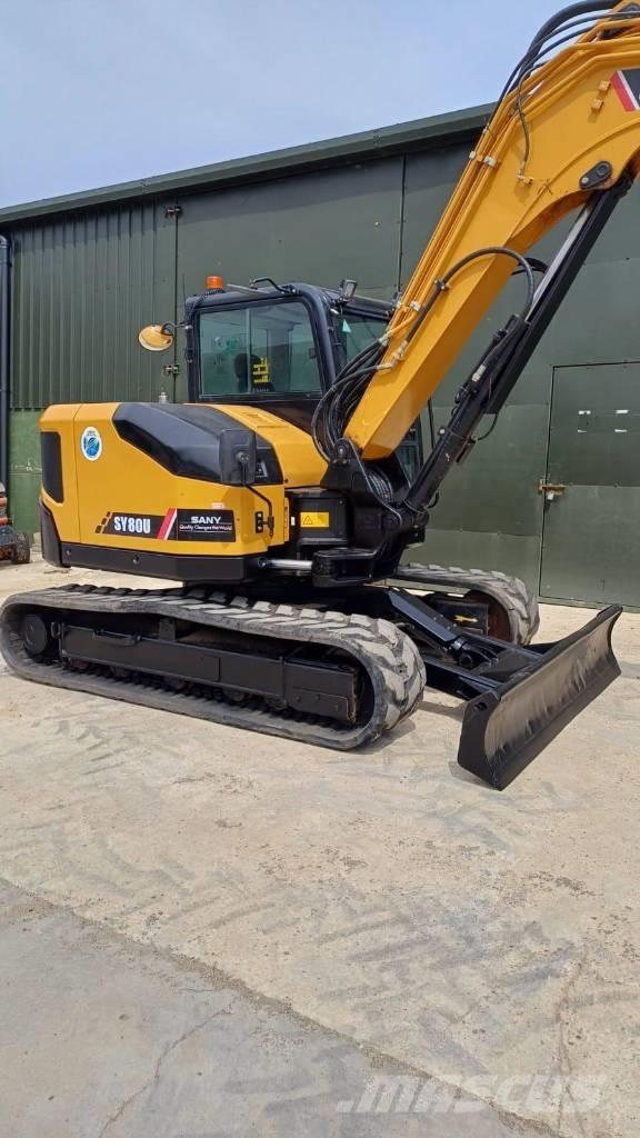 Sany SY 80 U Midi excavators  7t - 12t