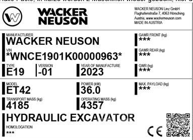 Wacker Neuson ET42 Crawler excavators