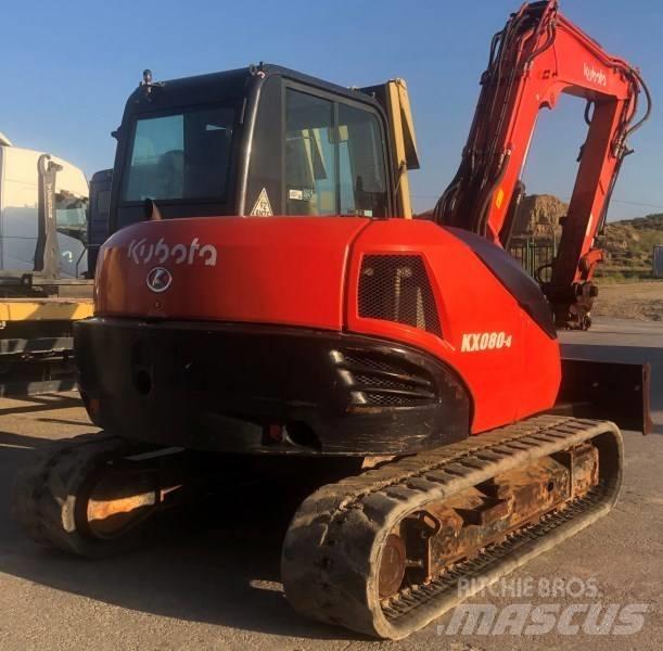 Kubota KX 080-4 Midi excavators  7t - 12t