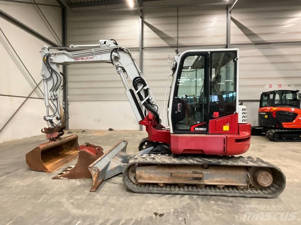 Takeuchi TB 280 FR Midi excavators  7t - 12t