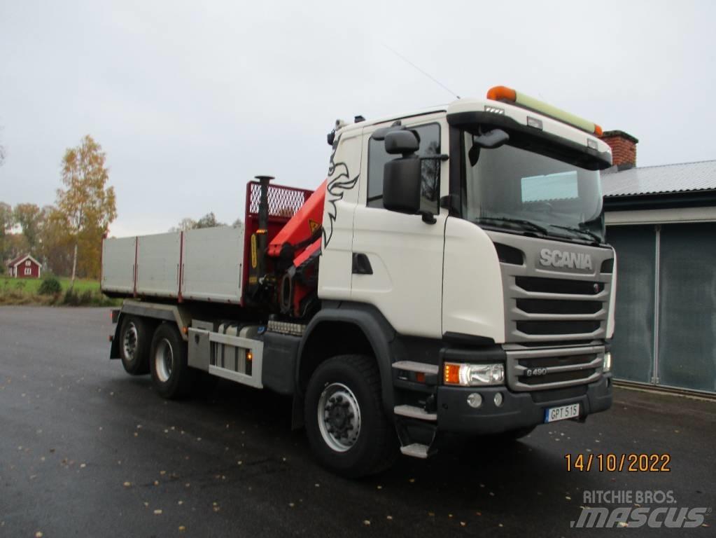 Scania G490cb6x4*4 Crane trucks