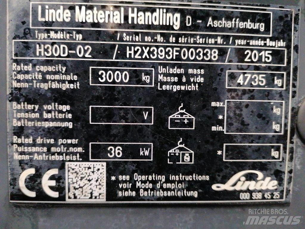 Linde H30D-02 Diesel trucks
