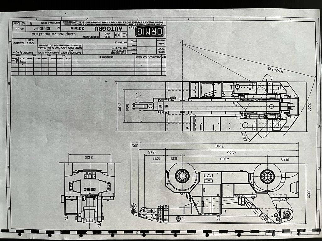 Ormig 33 TMBP Other lifting machines