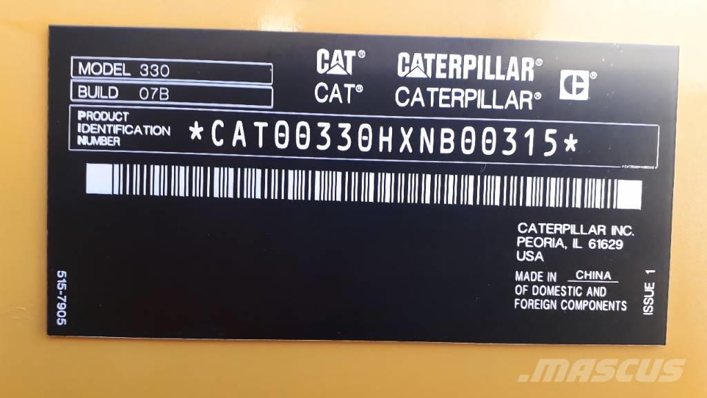 CAT 330 Crawler excavators