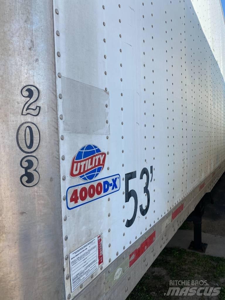Utility Dry Van Box body trailers