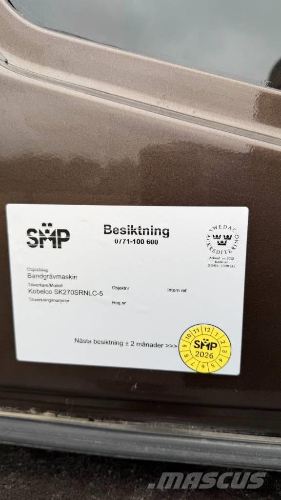 Kobelco SK 270 LC Crawler excavators
