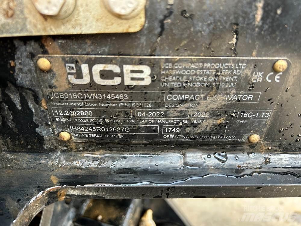 JCB 16C-1 Mini excavators < 7t (Mini diggers)