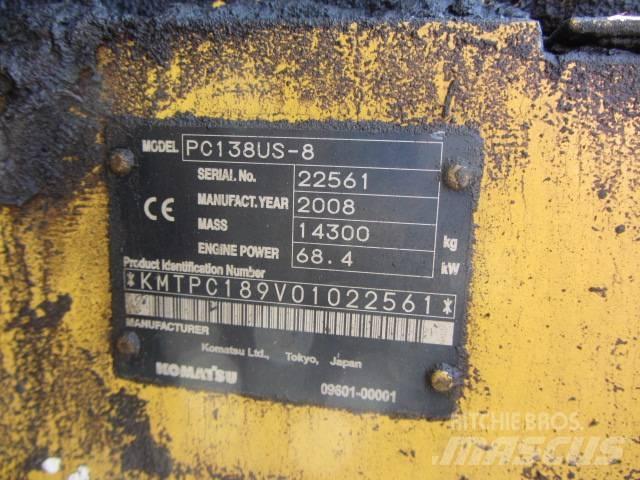 Komatsu PC 138-8 US Crawler excavators