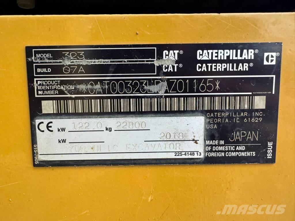 CAT 323 07A Crawler excavators