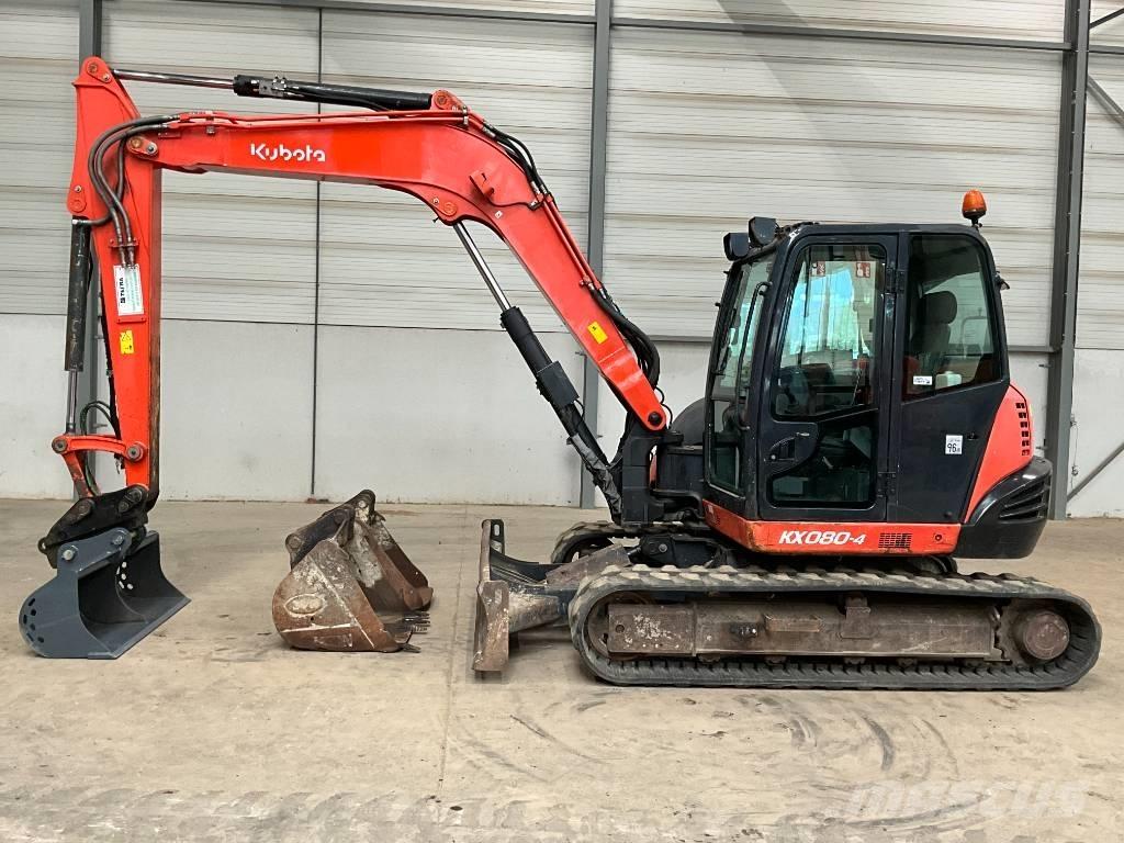 Kubota KX 080-4 Midi excavators  7t - 12t
