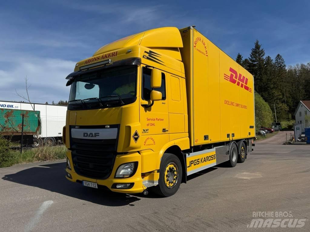 DAF XF 510 Box body trucks