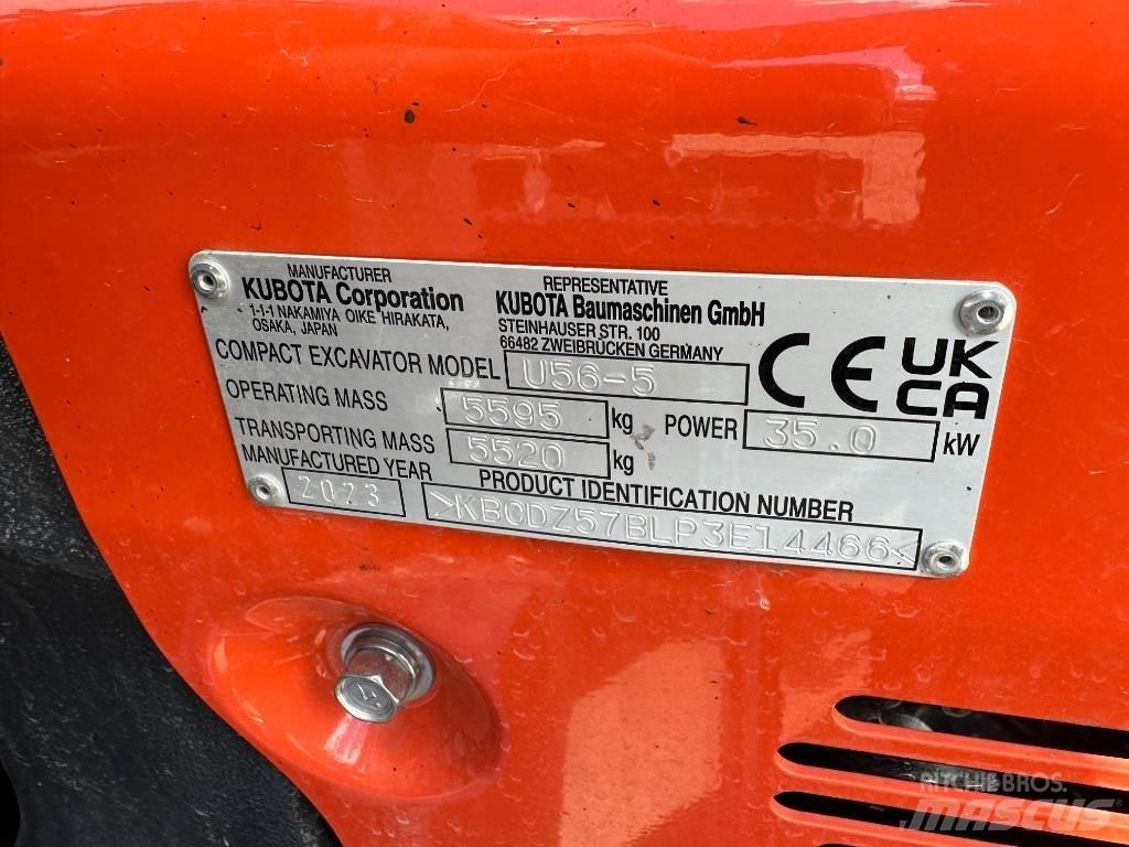 Kubota U 56-5 Mini excavators < 7t (Mini diggers)