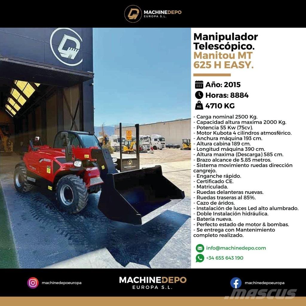 Manitou MT 625 H Telescopic handlers