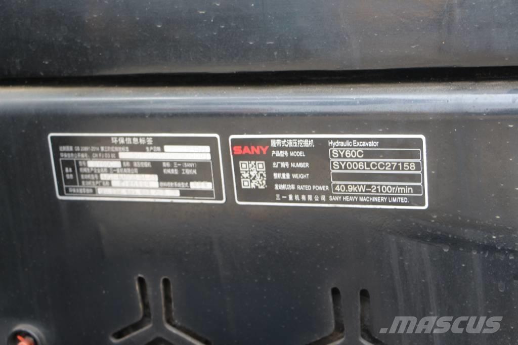 Sany 60 Crawler excavators