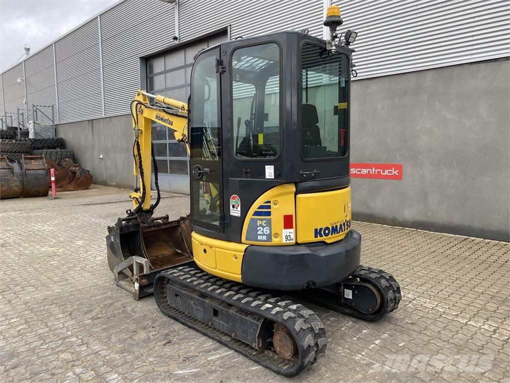 Komatsu PC26MR-3 Wheeled excavators