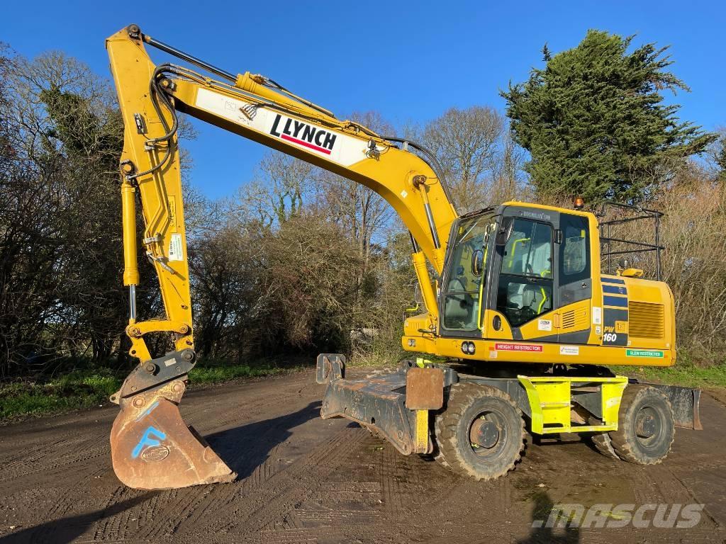 Komatsu PW 160-11 Wheeled excavators