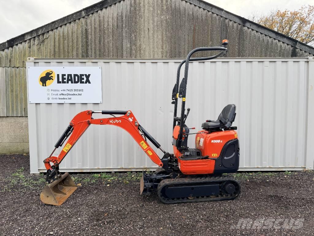 Kubota K 008-3 Mini excavators < 7t (Mini diggers)