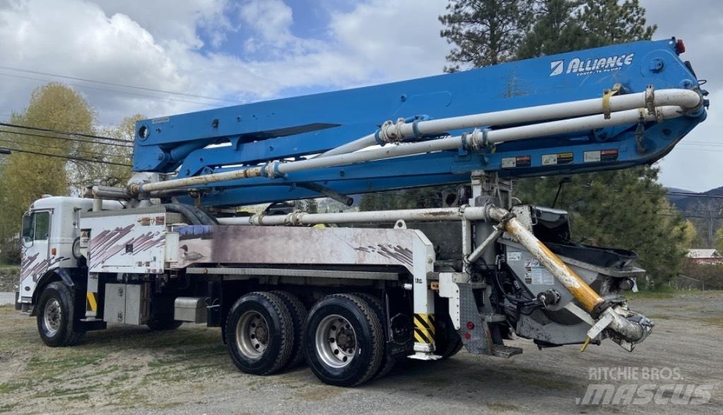Alliance 37M Concrete pump trucks