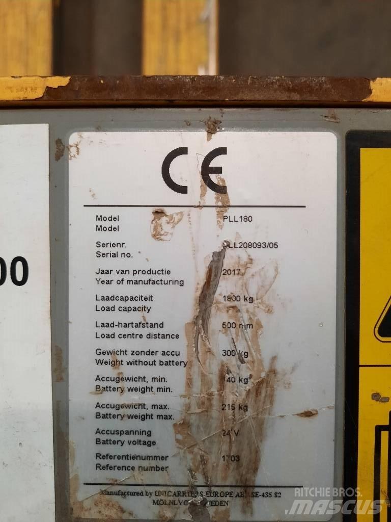 UniCarriers PLL180 Low lifter