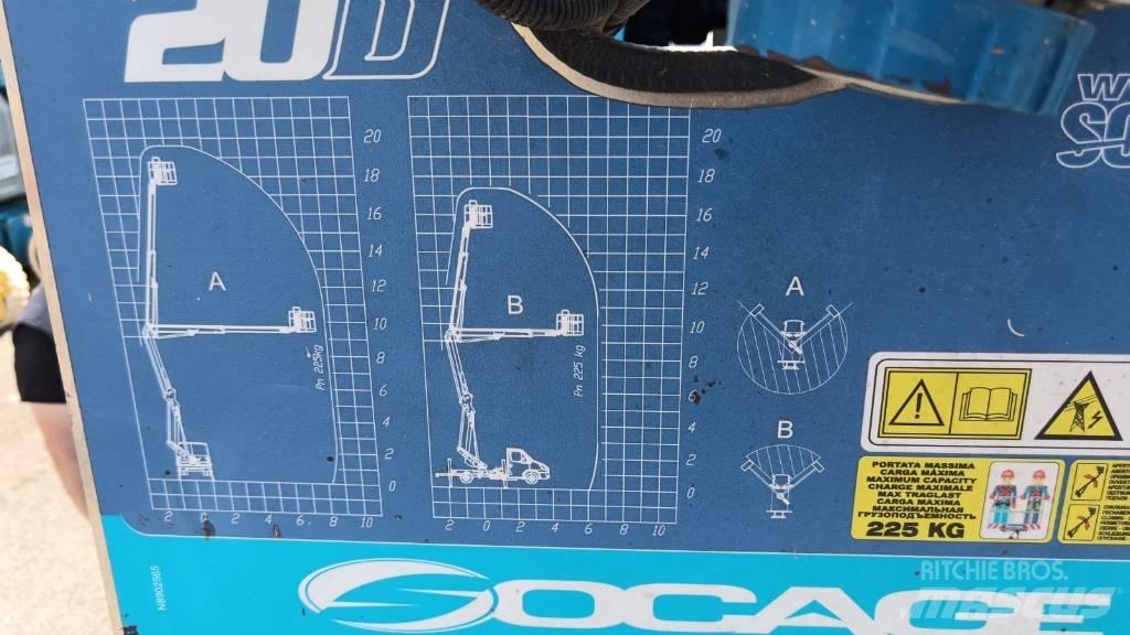 Socage 20d Truck & Van mounted aerial platforms