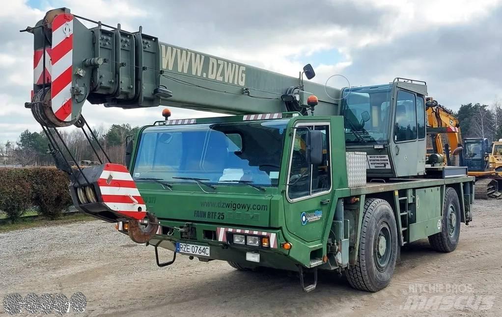 Faun RTF-25 All terrain cranes