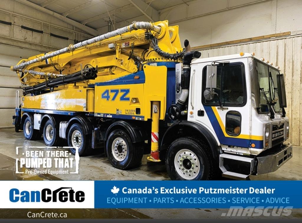 Putzmeister (#188) 32M Concrete pump trucks