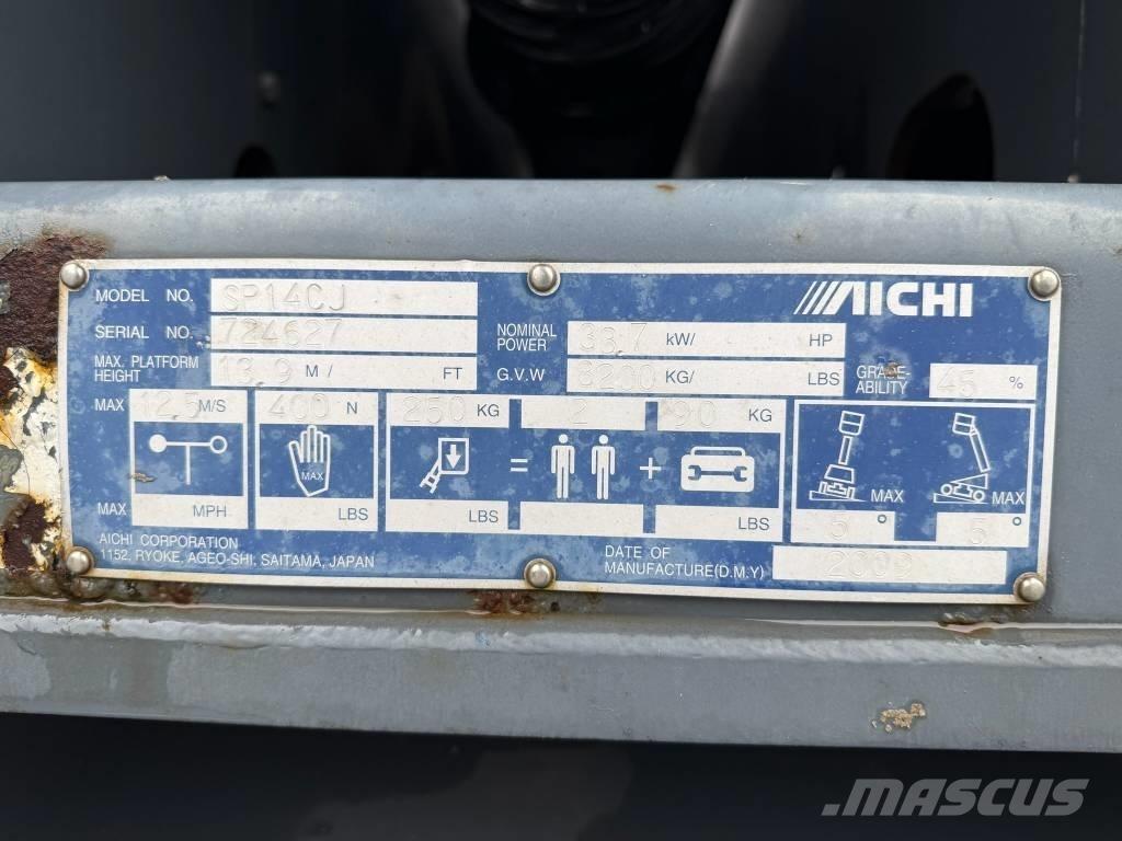 Aichi SP 14 CJ Telescopic boom lifts