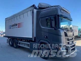 Scania R580 Flisbil Wood chip trucks