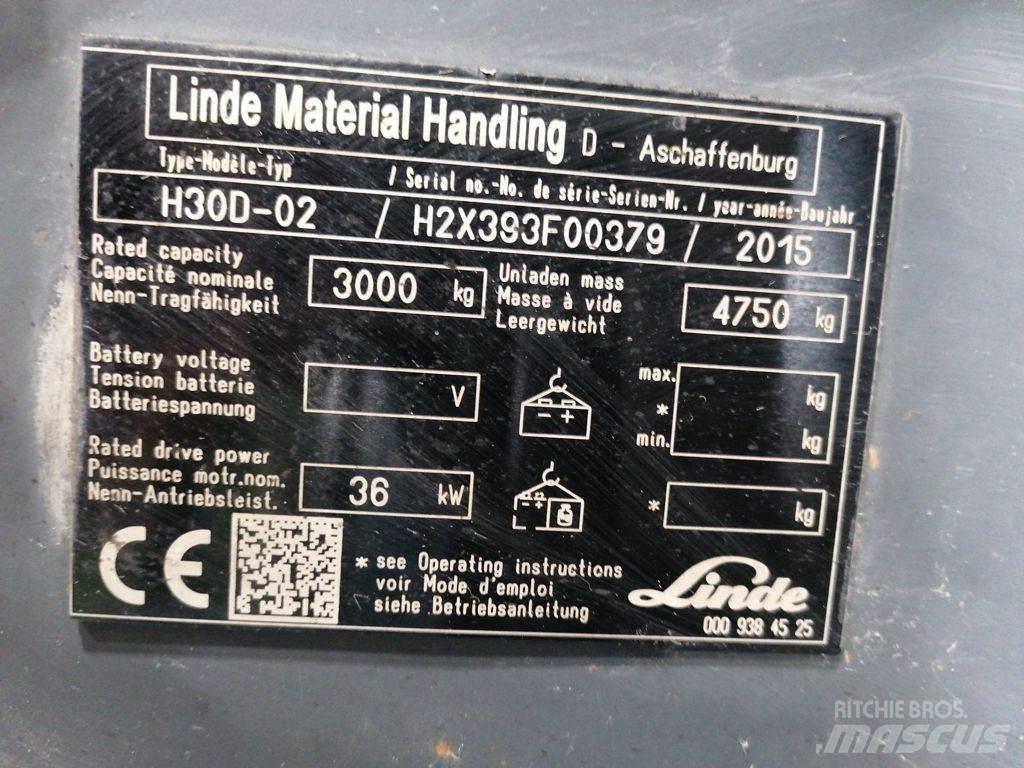 Linde H30D-02 Diesel trucks