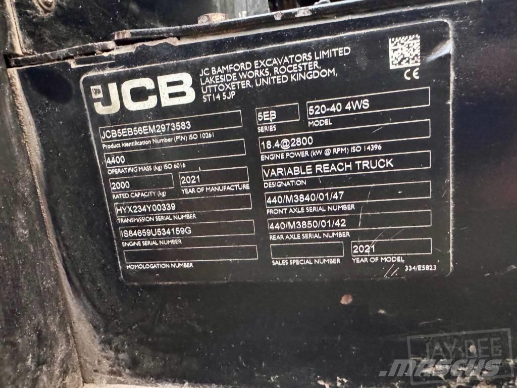 JCB 520-40 Telescopic handlers