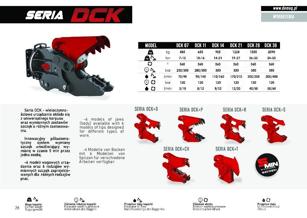  DEMOQ DCK21 Pulveriser  (Demolition Crusher ) 